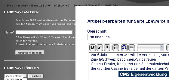 Internetagentur Berlin Webseiten mit Joomla Typo3 und Wordpress